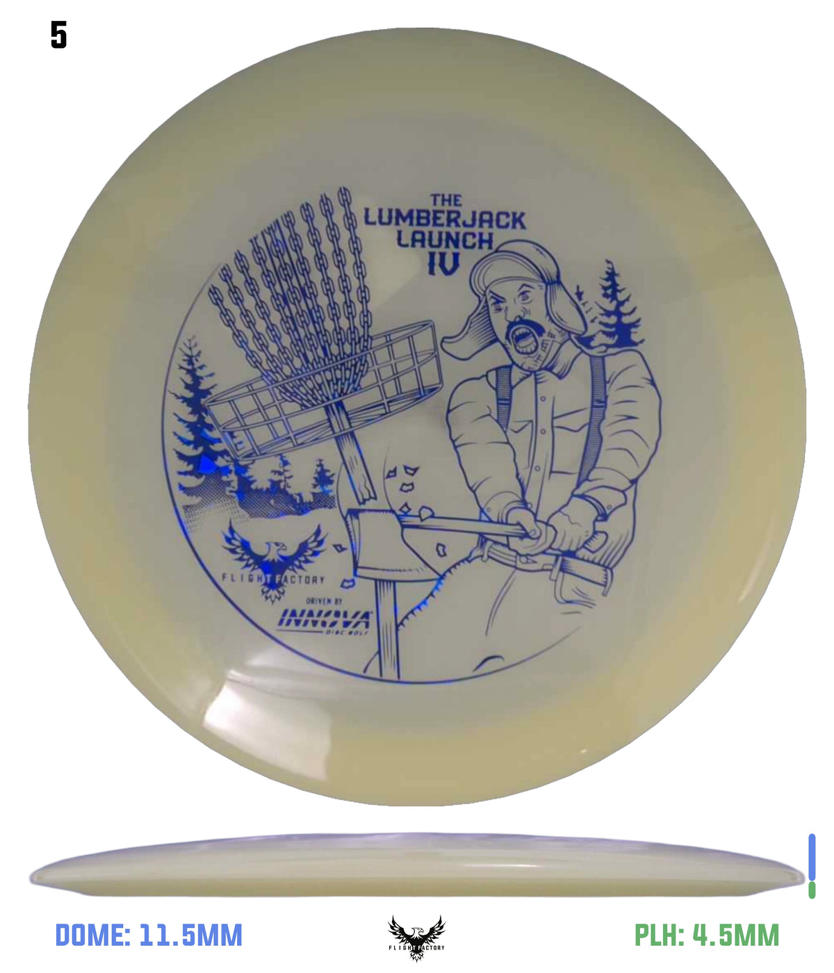 Innova Glow Champion Wraith - Lumberjack Launch 4