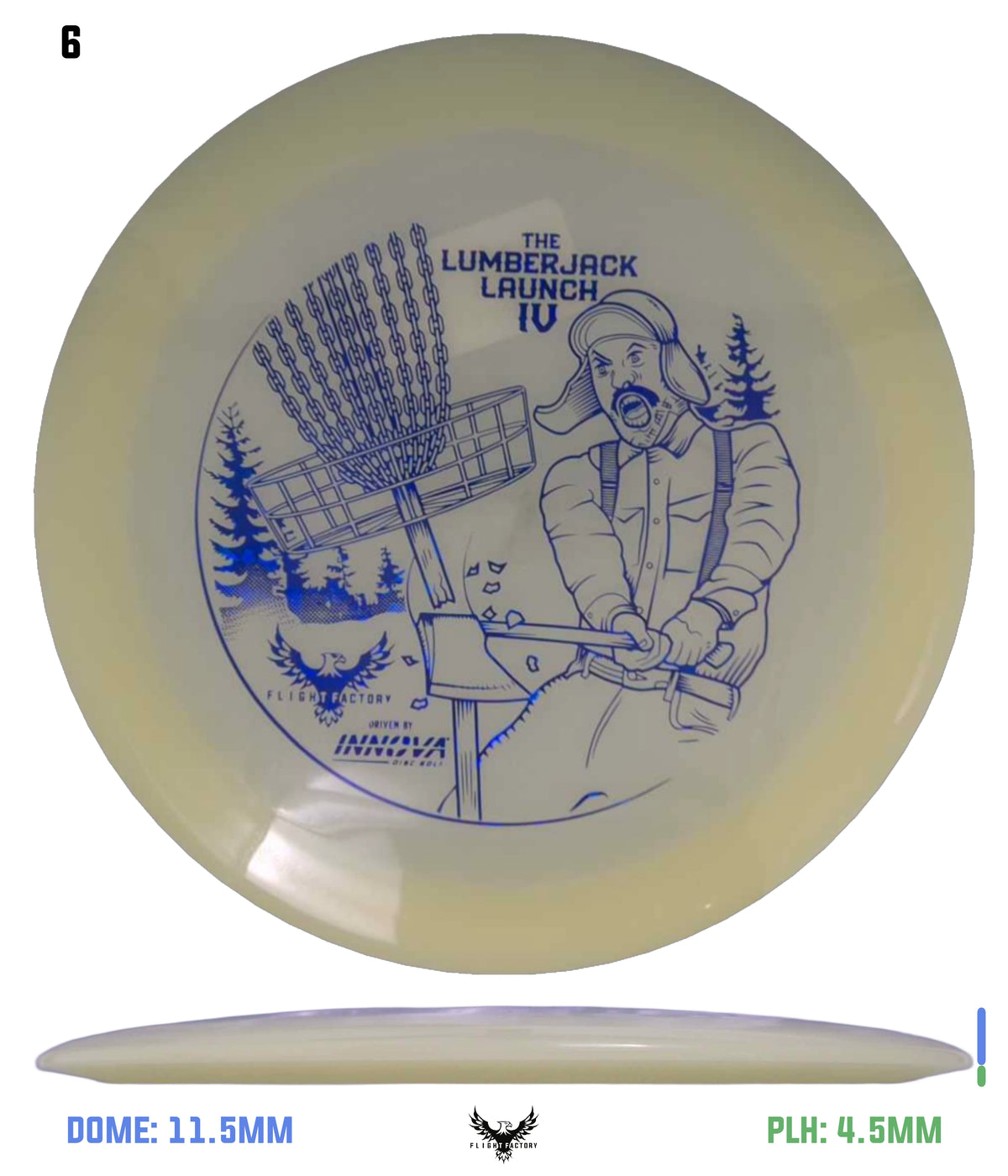 Innova Glow Champion Wraith - Lumberjack Launch 4