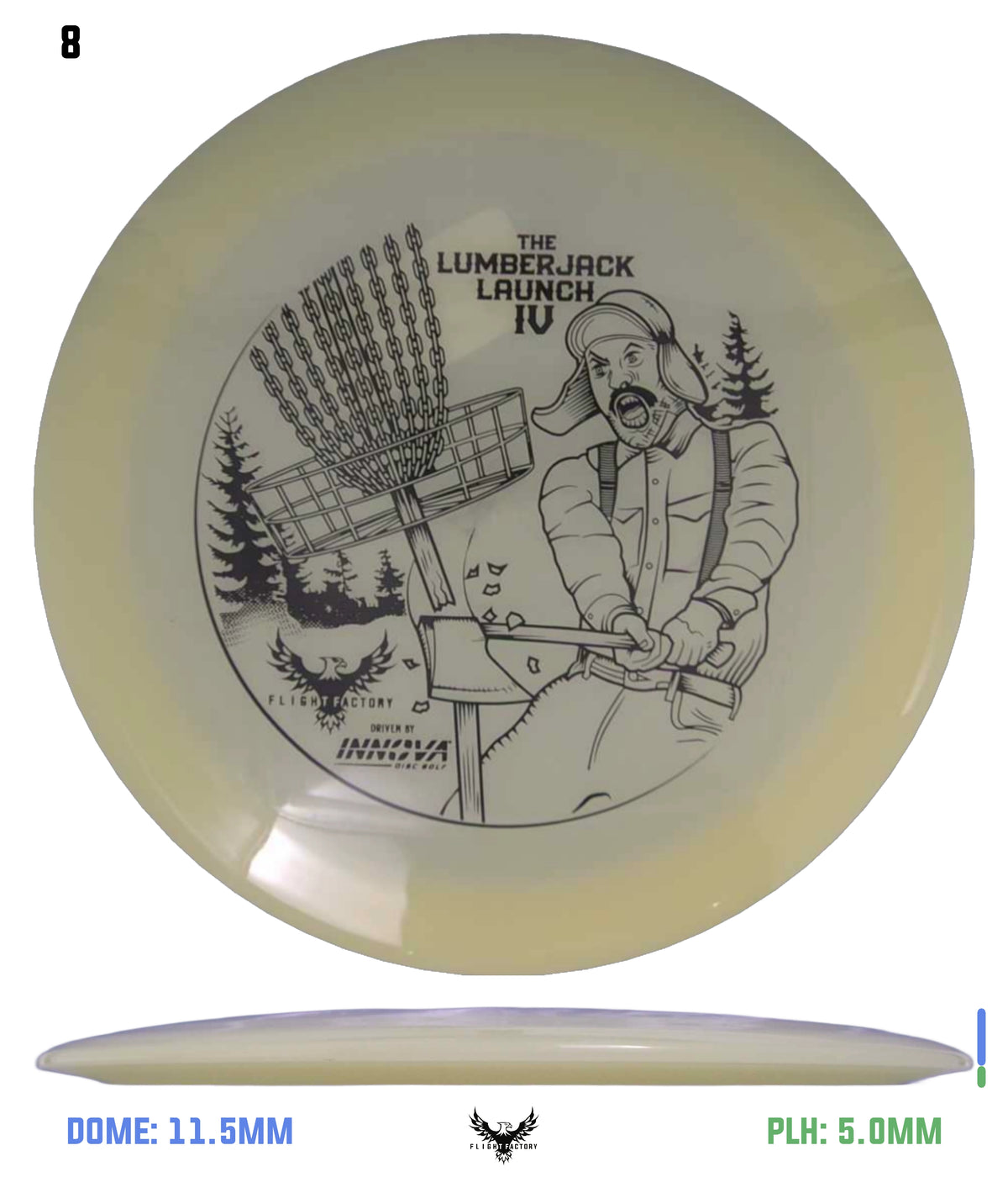 Innova Glow Champion Wraith - Lumberjack Launch 4