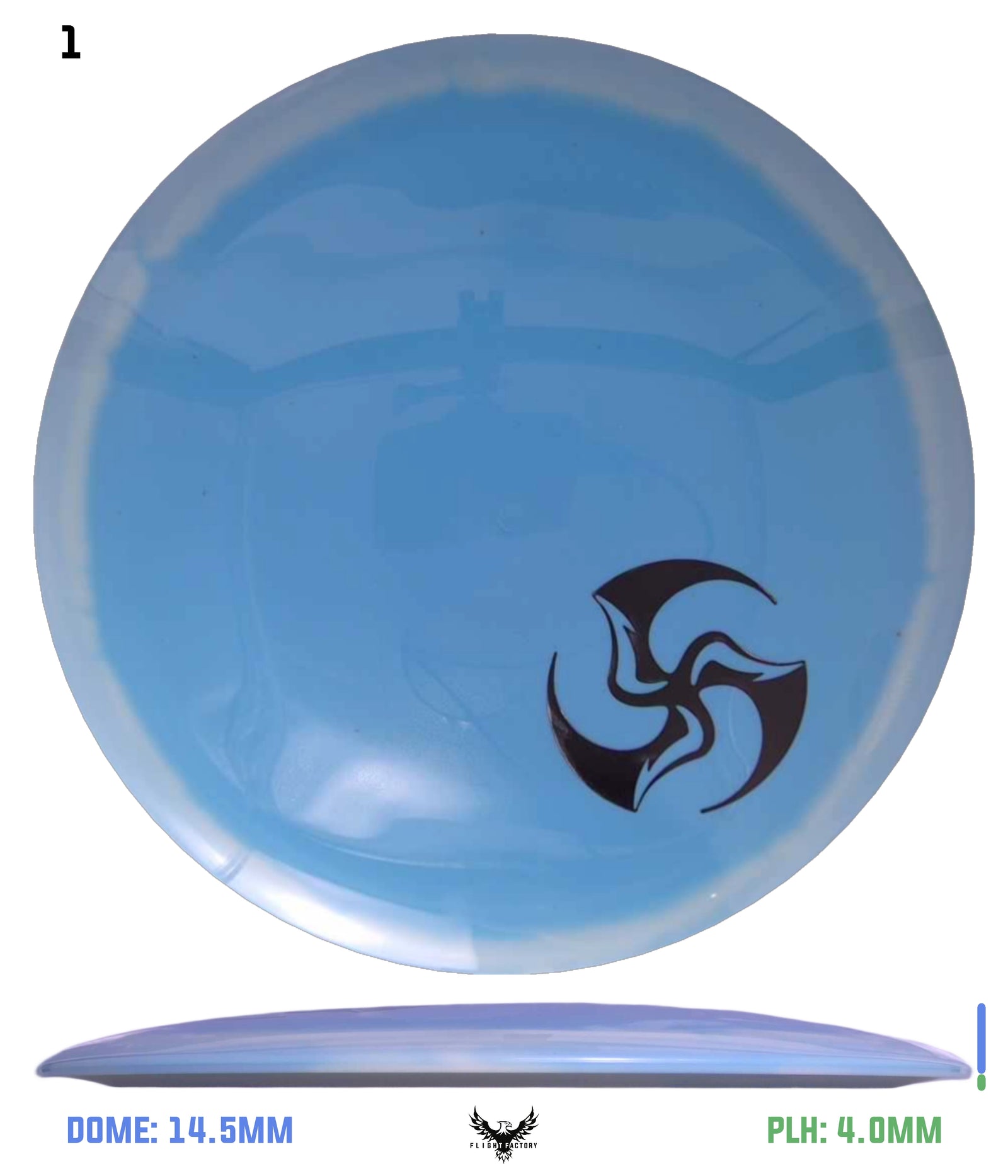 Kastaplast K1 Grind Alva - Huk Lab Mini TriFly