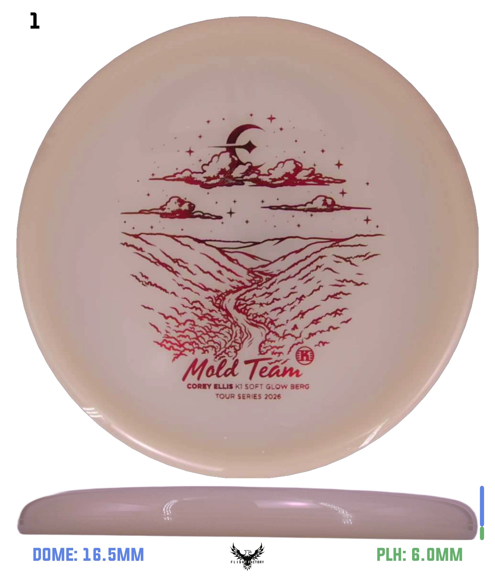 Kastaplast K1 Soft Glow Berg - Corey Ellis 2026 Tour Series