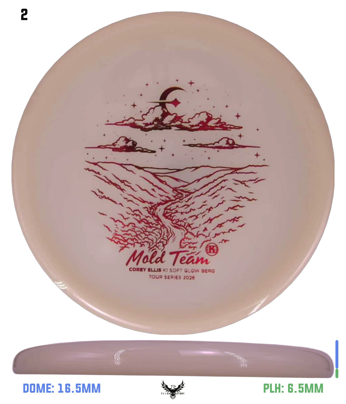 Kastaplast K1 Soft Glow Berg - Corey Ellis 2026 Tour Series