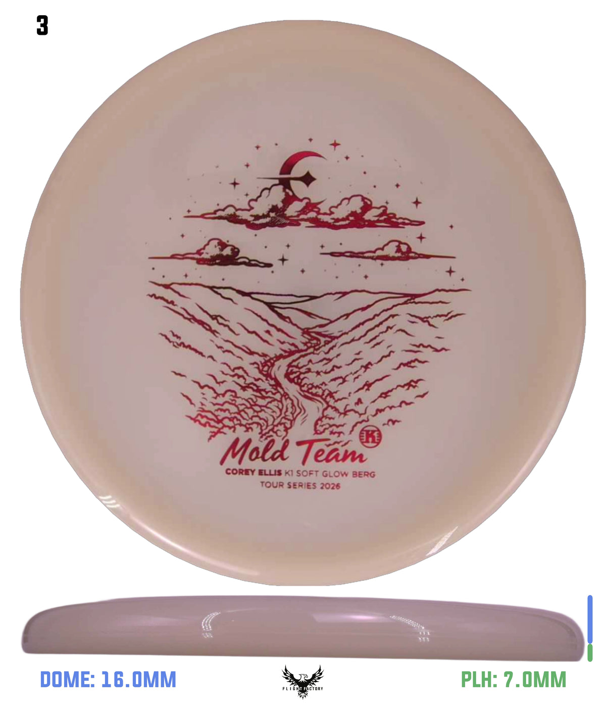 Kastaplast K1 Soft Glow Berg - Corey Ellis 2026 Tour Series
