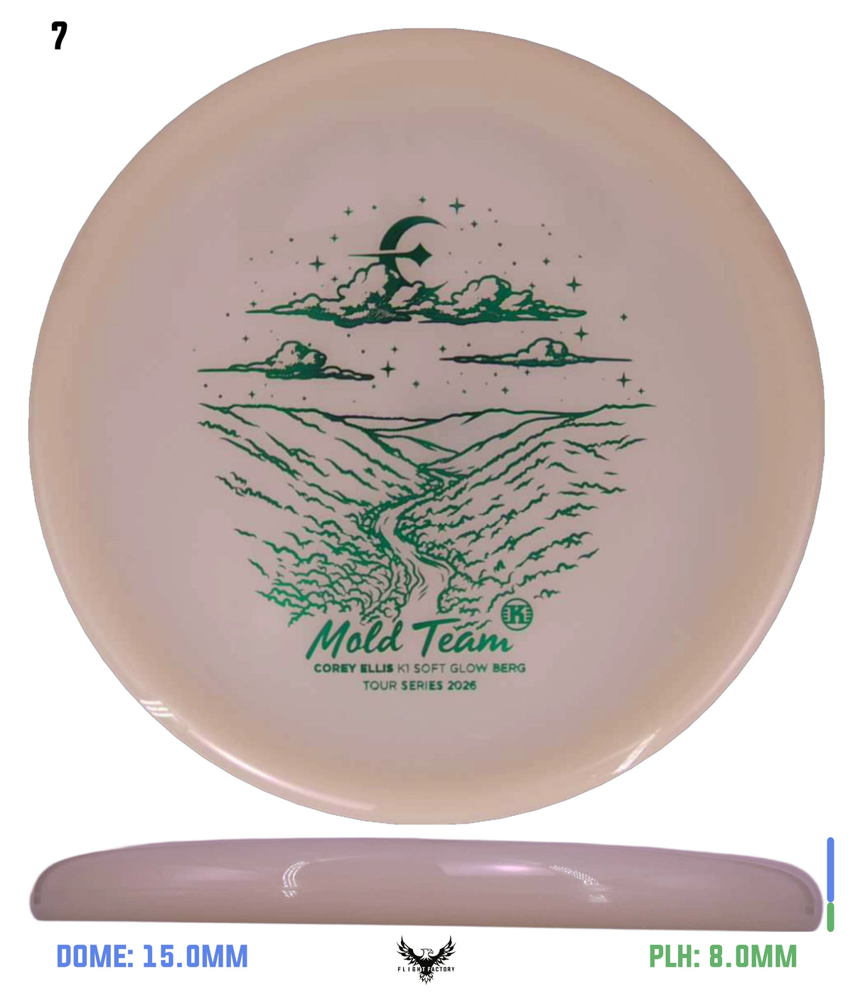 Kastaplast K1 Soft Glow Berg - Corey Ellis 2026 Tour Series