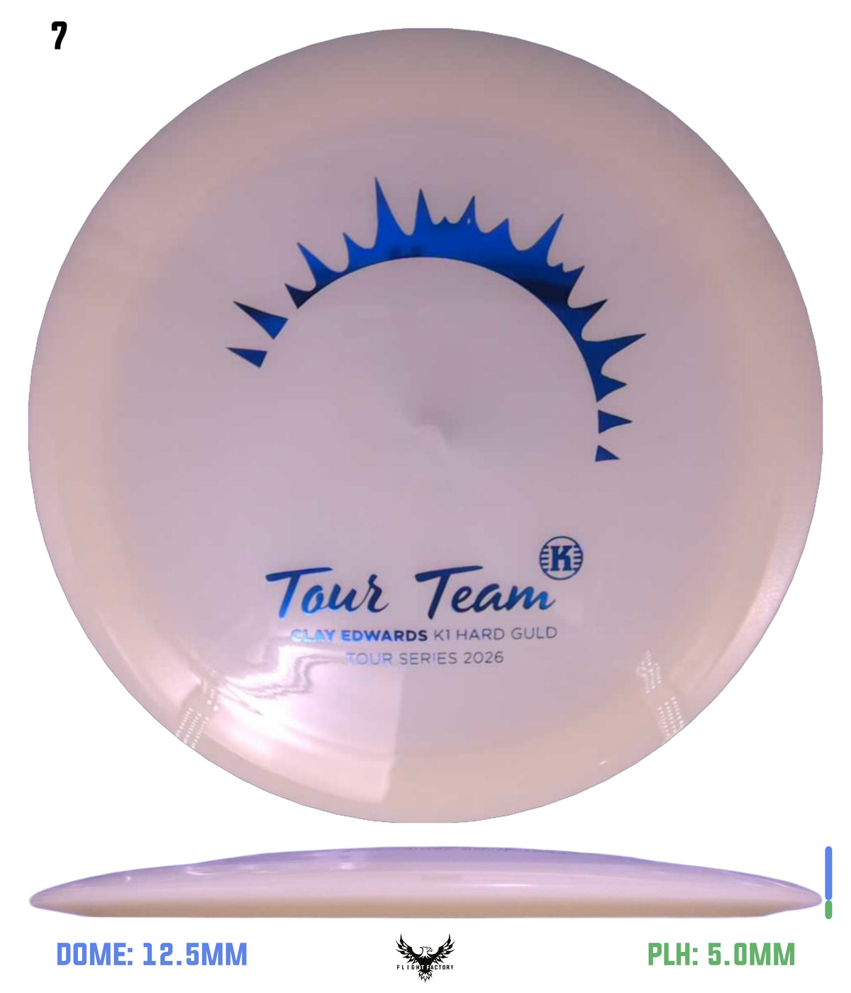 Kastaplast K1 Hard Glow Guld - Clay Edwards 2026 Tour Series