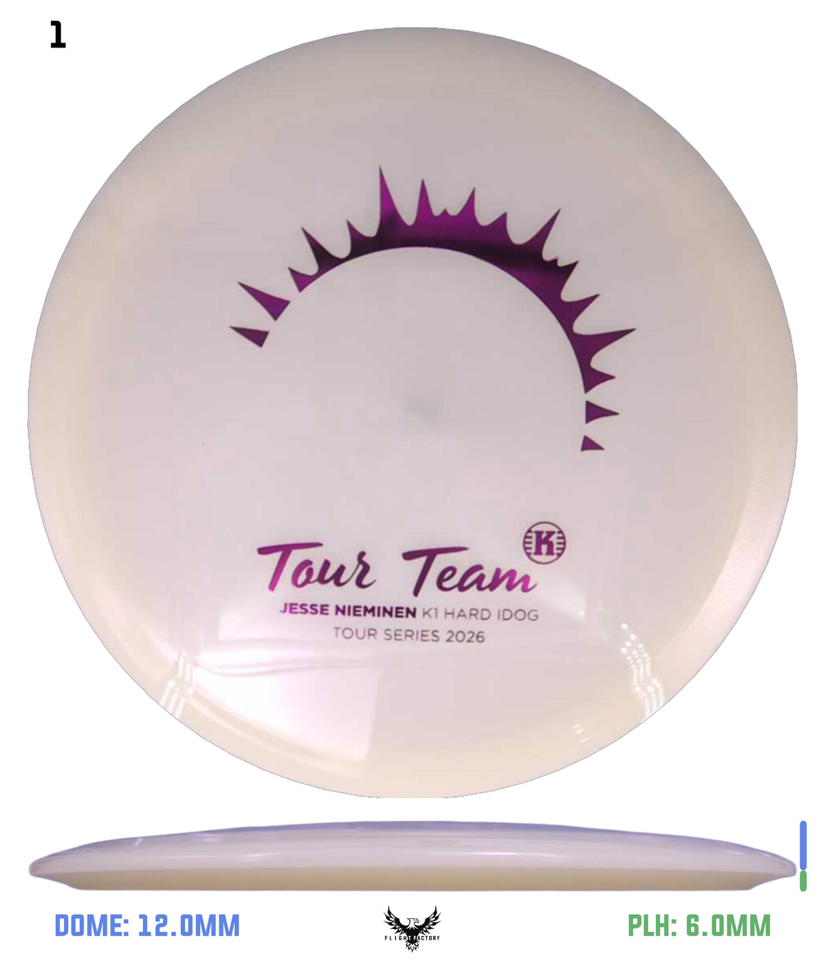 Kastaplast K1 Hard Glow Idog - Jesse Neiminen 2026 Tour Series