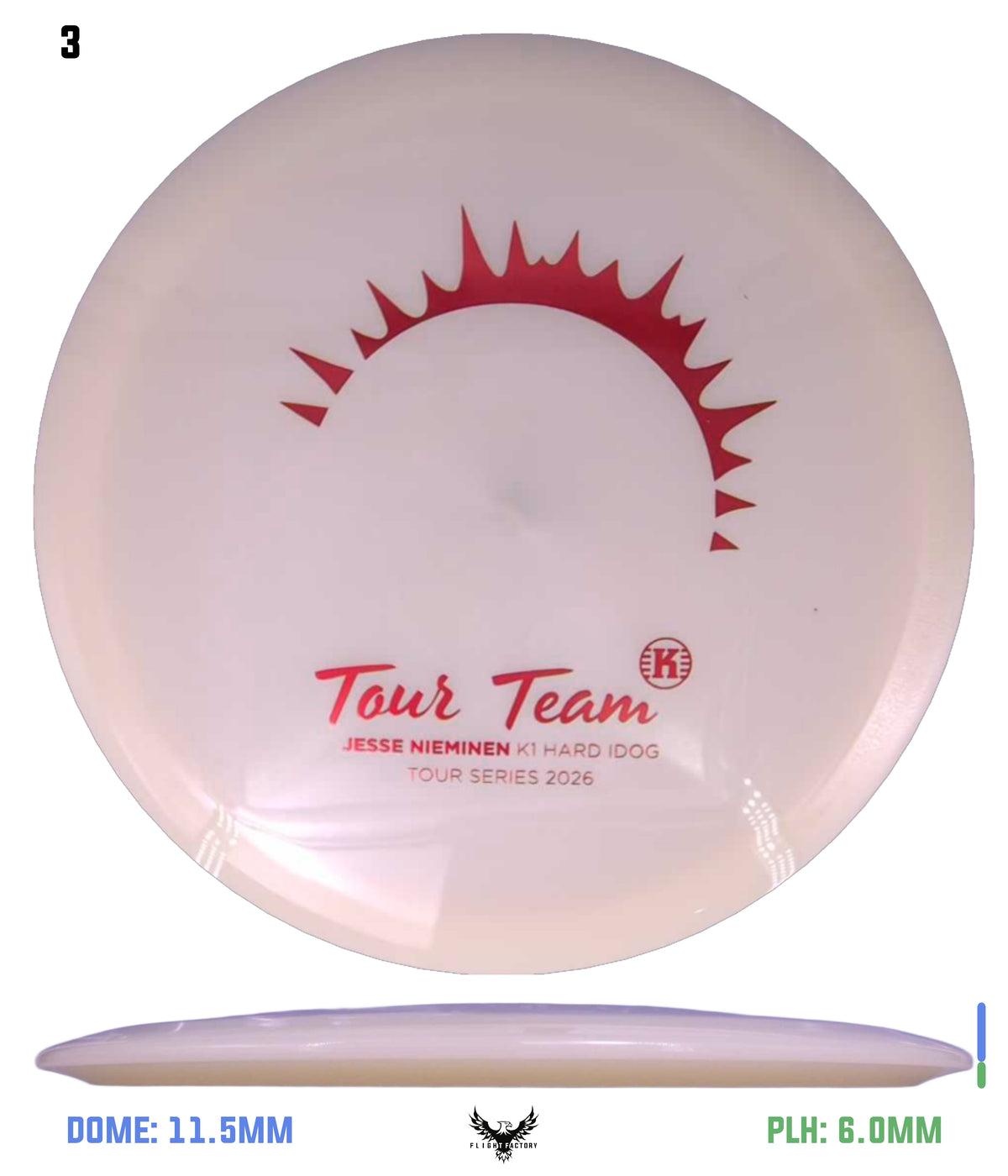 Kastaplast K1 Hard Glow Idog - Jesse Neiminen 2026 Tour Series