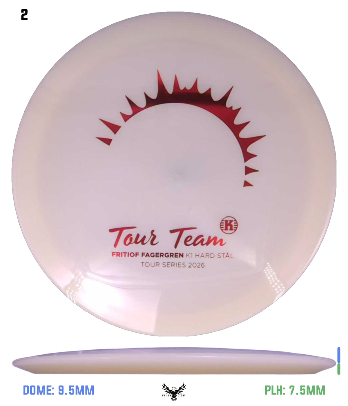 Kastaplast K1 Hard Glow Stal - Fritiof Fagergren 2026 Tour Series