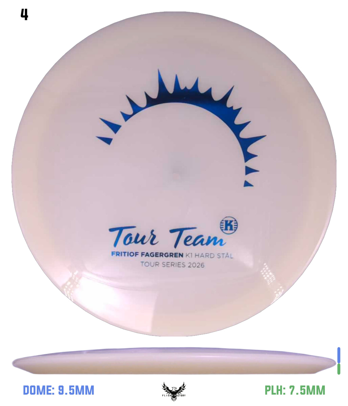 Kastaplast K1 Hard Glow Stal - Fritiof Fagergren 2026 Tour Series