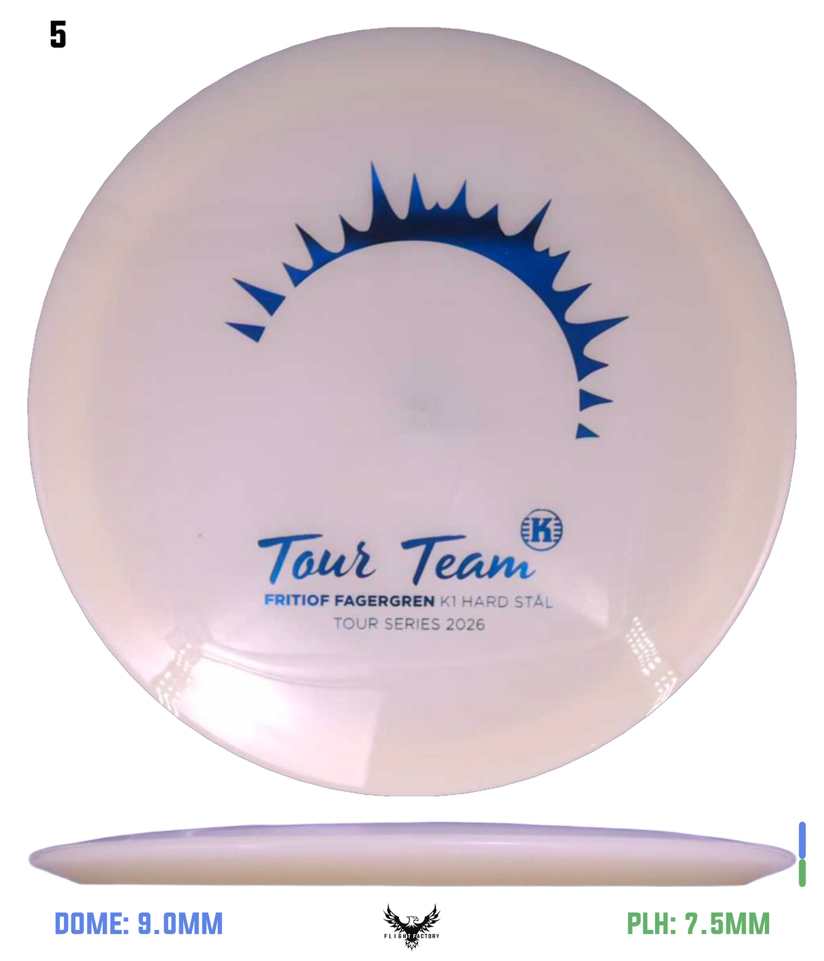 Kastaplast K1 Hard Glow Stal - Fritiof Fagergren 2026 Tour Series