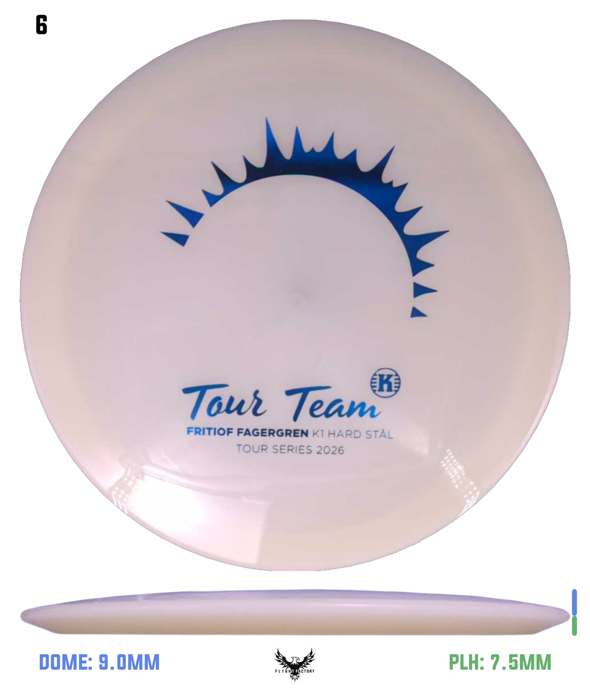 Kastaplast K1 Hard Glow Stal - Fritiof Fagergren 2026 Tour Series