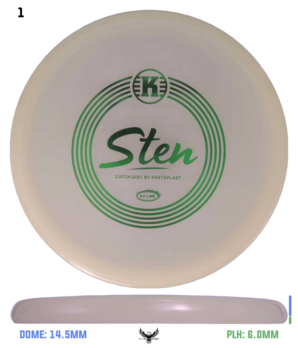 Kastaplast K4 Glow Sten