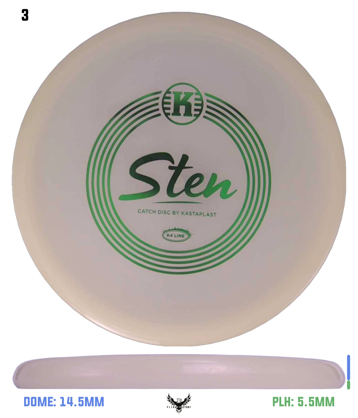 Kastaplast K4 Glow Sten