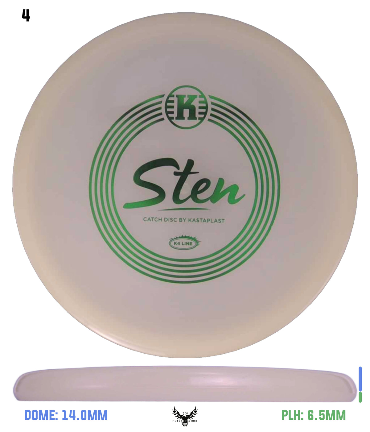 Kastaplast K4 Glow Sten