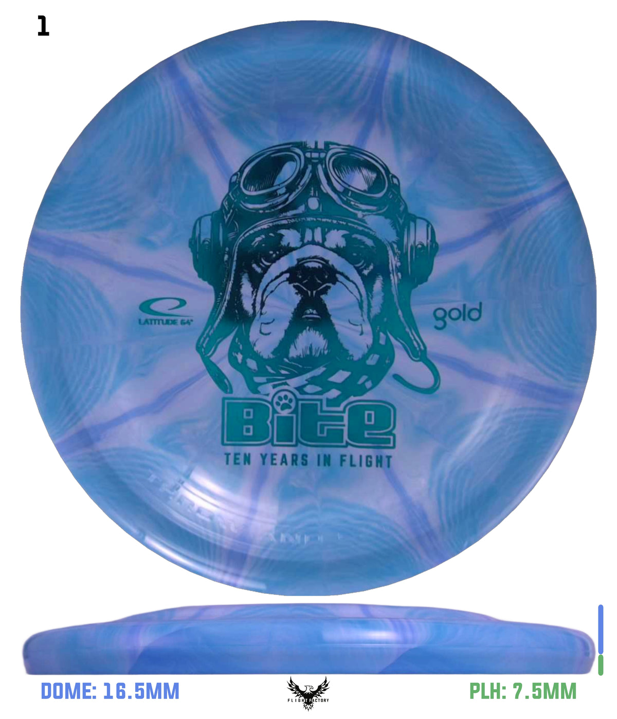 Latitude 64 Gold Burst Bite - 10 Year Anniversary