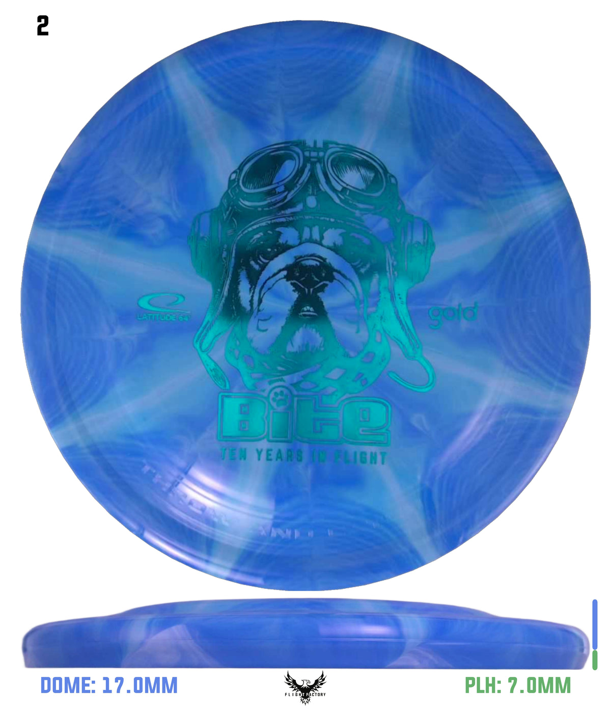 Latitude 64 Gold Burst Bite - 10 Year Anniversary