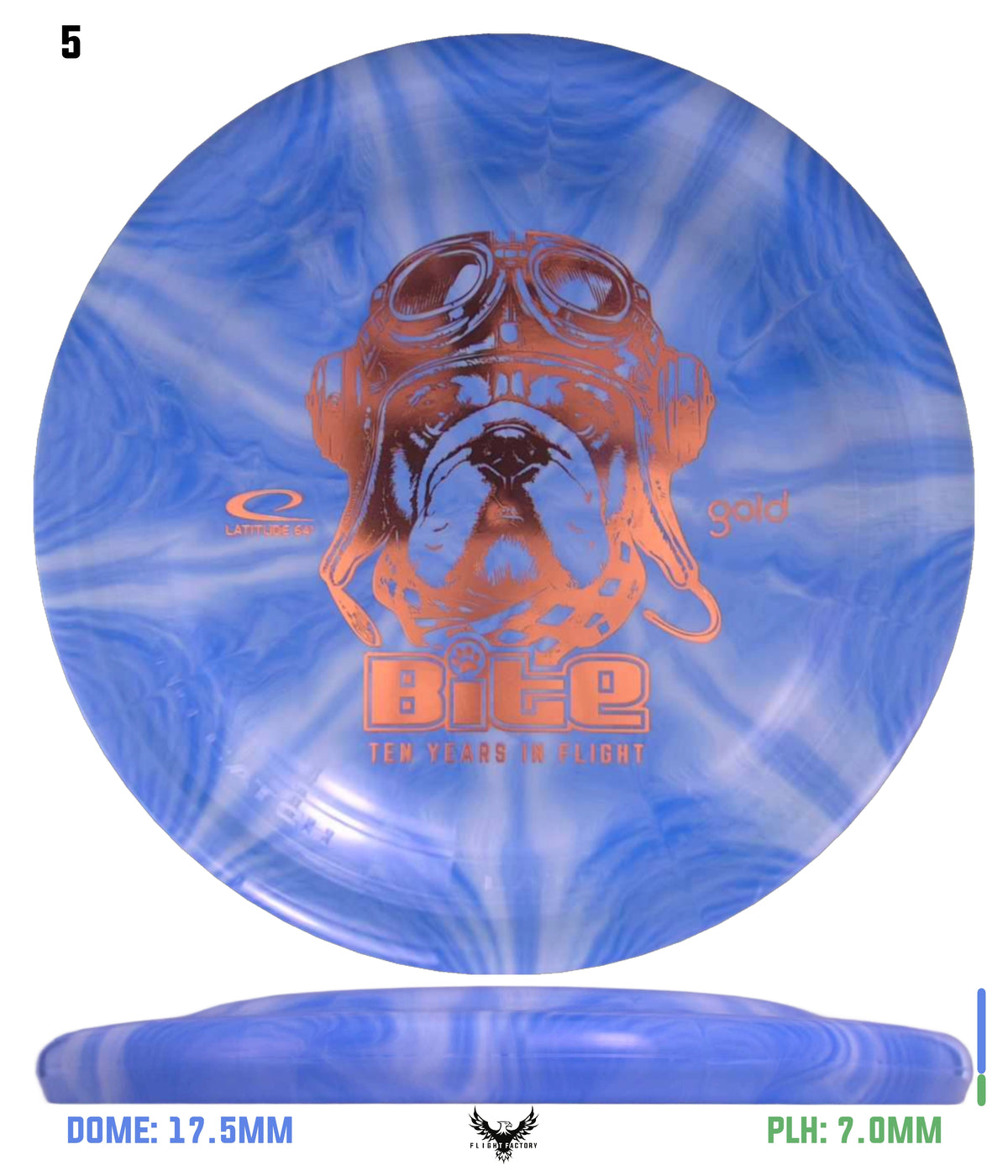 Latitude 64 Gold Burst Bite - 10 Year Anniversary