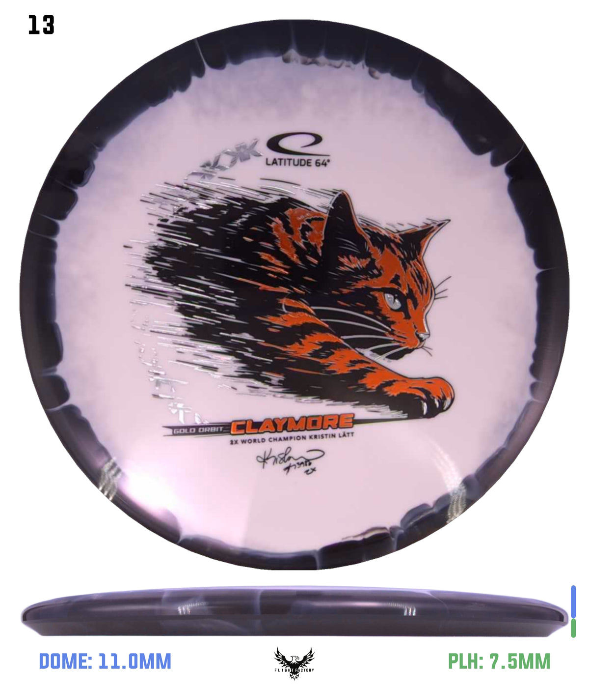Latitude 64 Gold Orbit Claymore - Kristin Lätt Team Series 2026