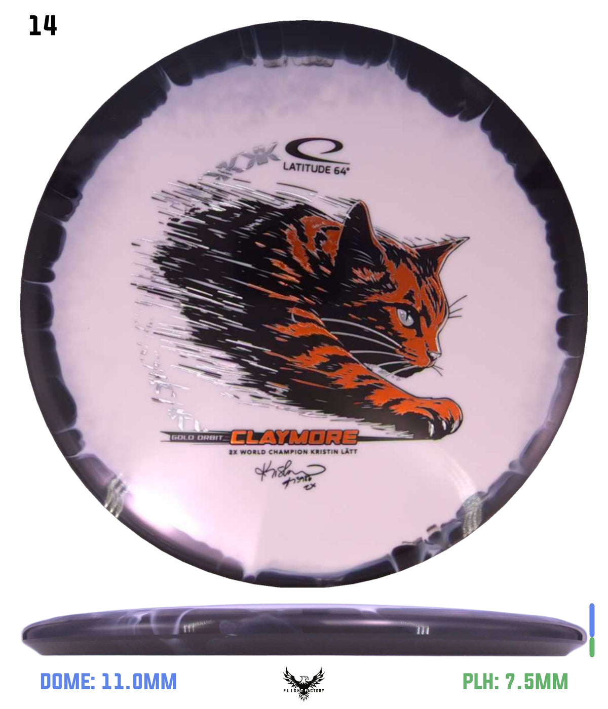 Latitude 64 Gold Orbit Claymore - Kristin Lätt Team Series 2026