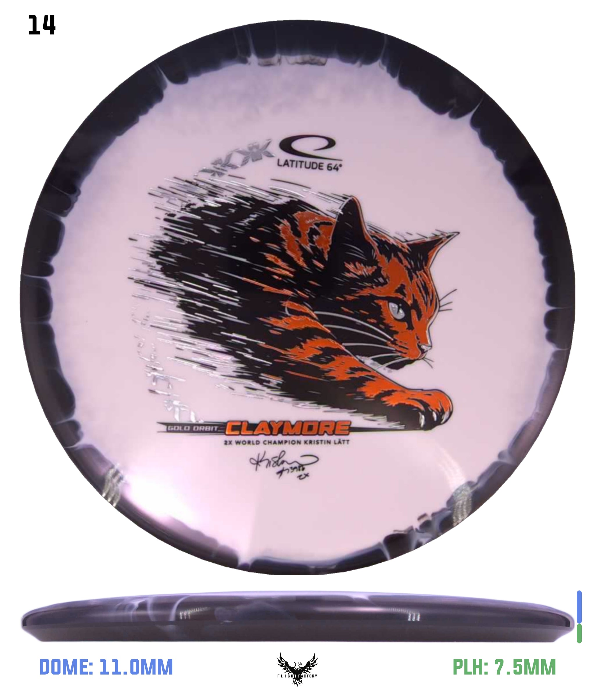 Latitude 64 Gold Orbit Claymore - Kristin Lätt Team Series 2026