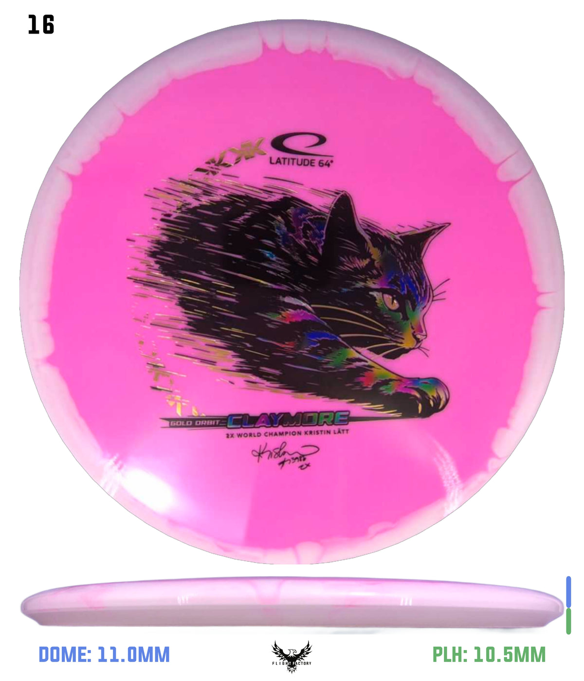 Latitude 64 Gold Orbit Claymore - Kristin Lätt Team Series 2026