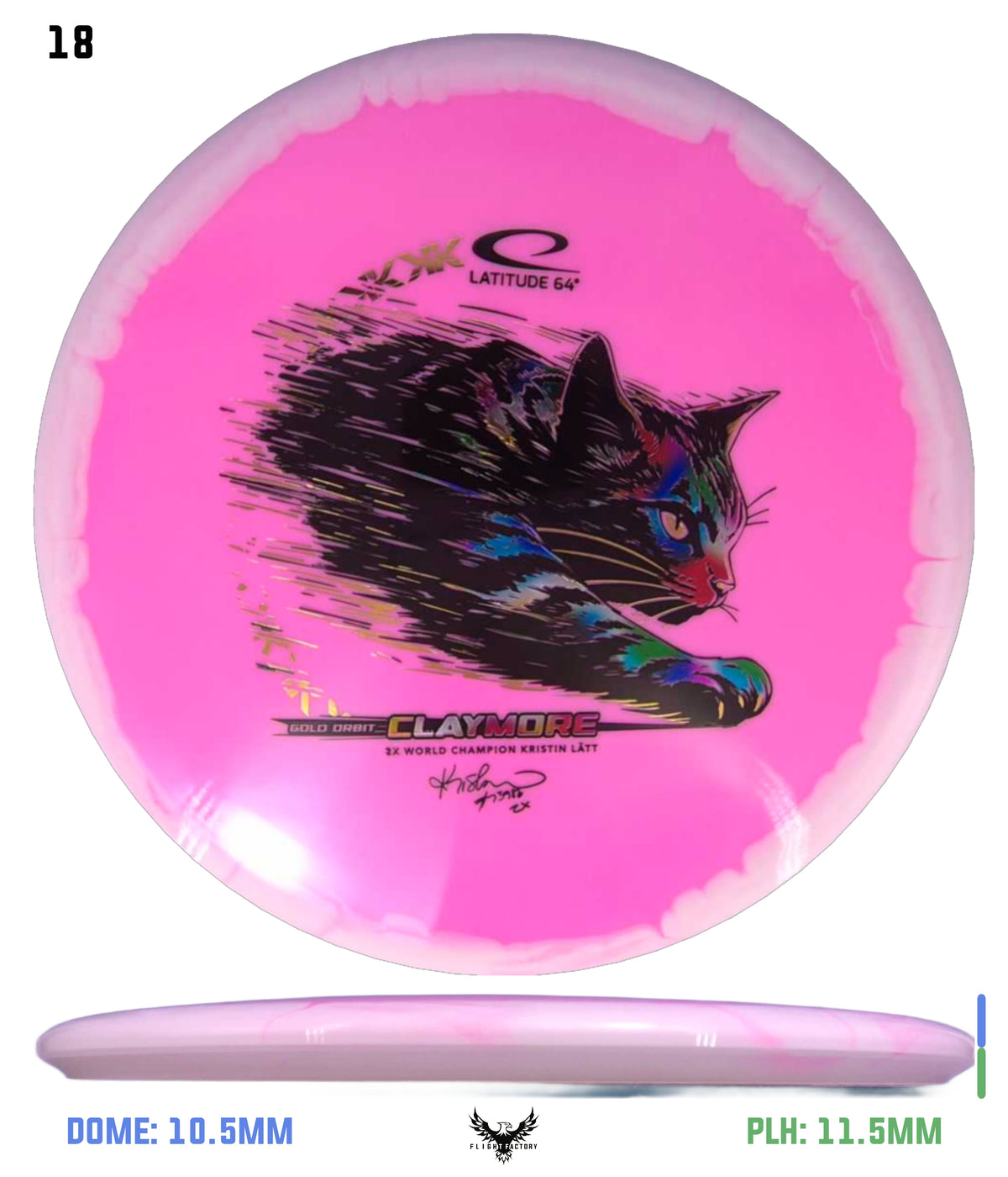 Latitude 64 Gold Orbit Claymore - Kristin Lätt Team Series 2026