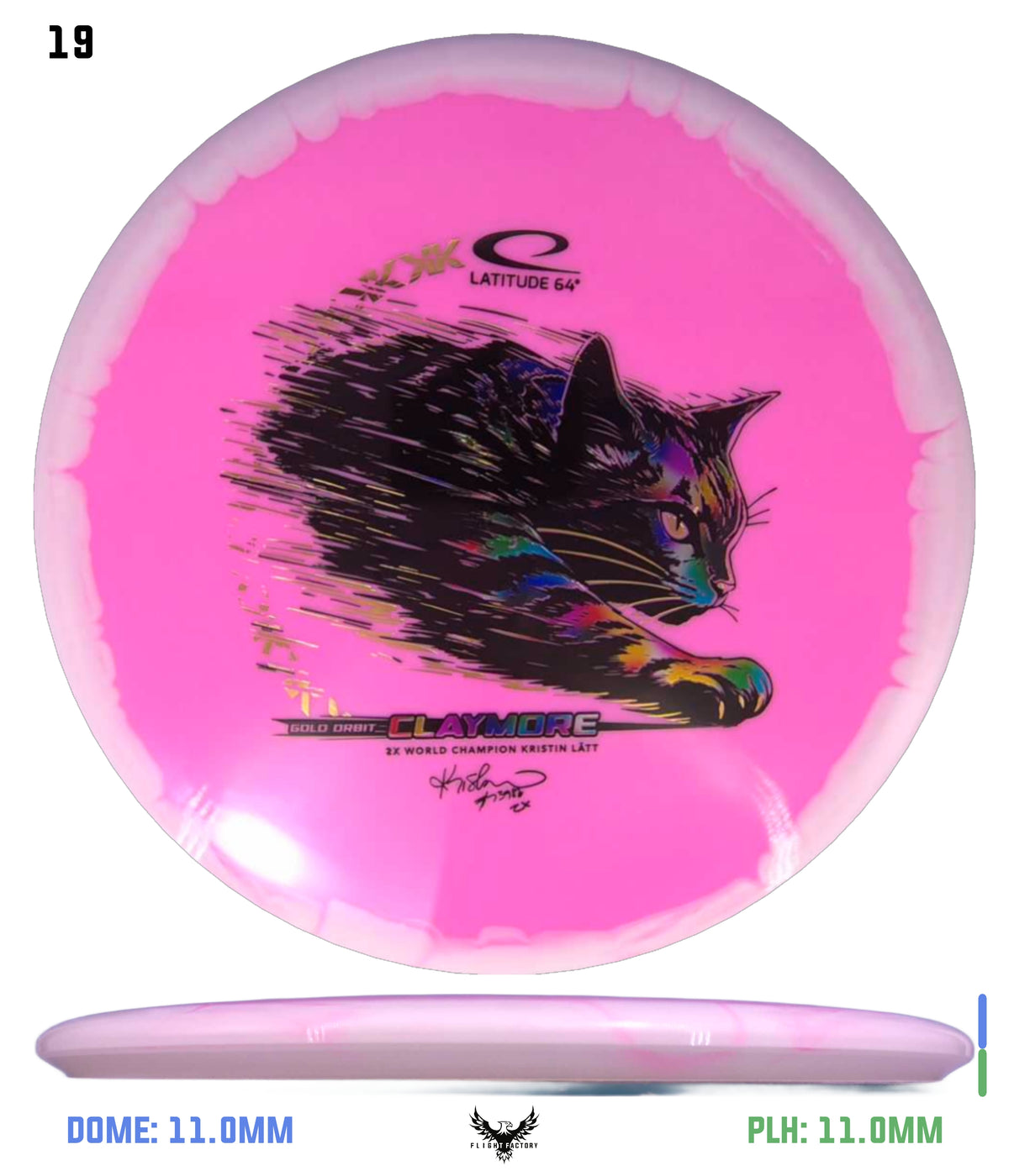 Latitude 64 Gold Orbit Claymore - Kristin Lätt Team Series 2026