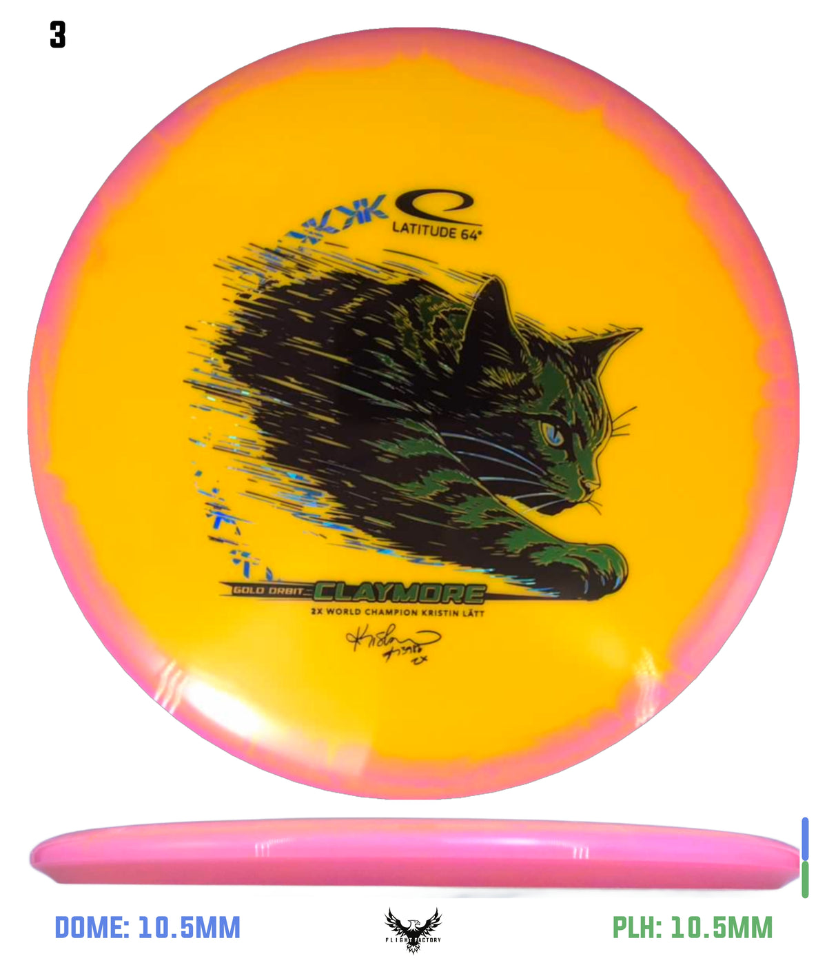 Latitude 64 Gold Orbit Claymore - Kristin Lätt Team Series 2026