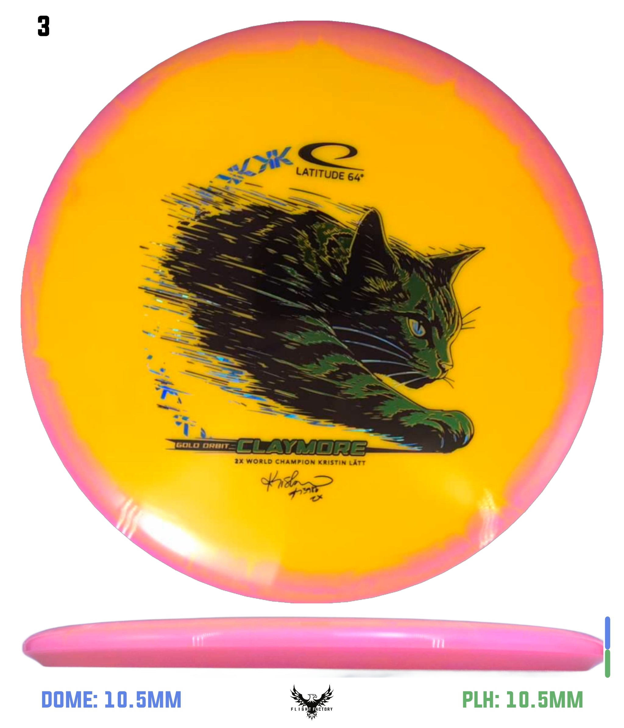 Latitude 64 Gold Orbit Claymore - Kristin Lätt Team Series 2026