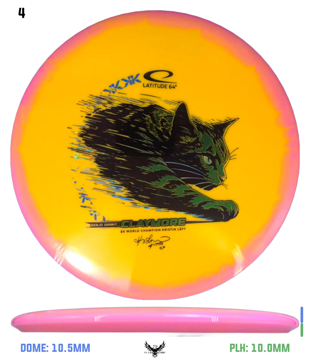 Latitude 64 Gold Orbit Claymore - Kristin Lätt Team Series 2026