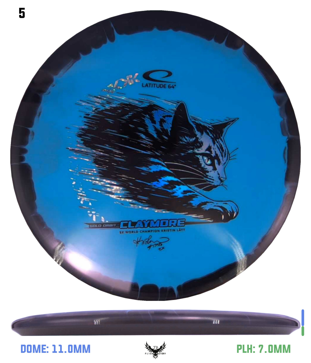 Latitude 64 Gold Orbit Claymore - Kristin Lätt Team Series 2026