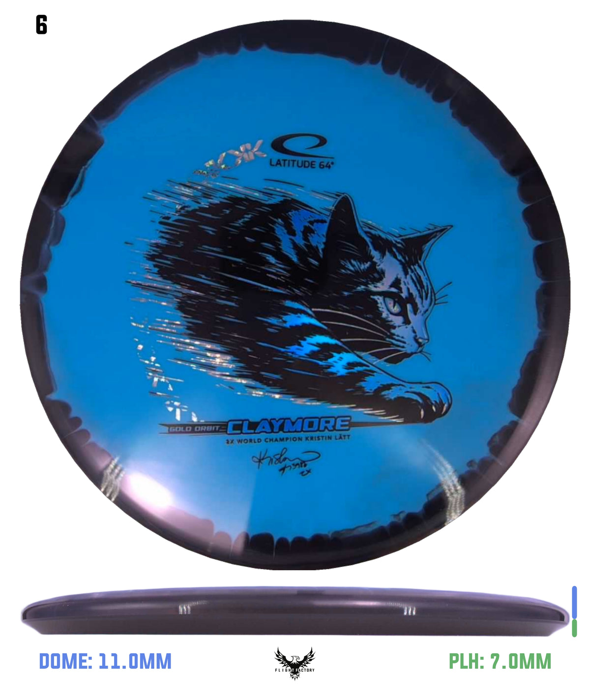 Latitude 64 Gold Orbit Claymore - Kristin Lätt Team Series 2026