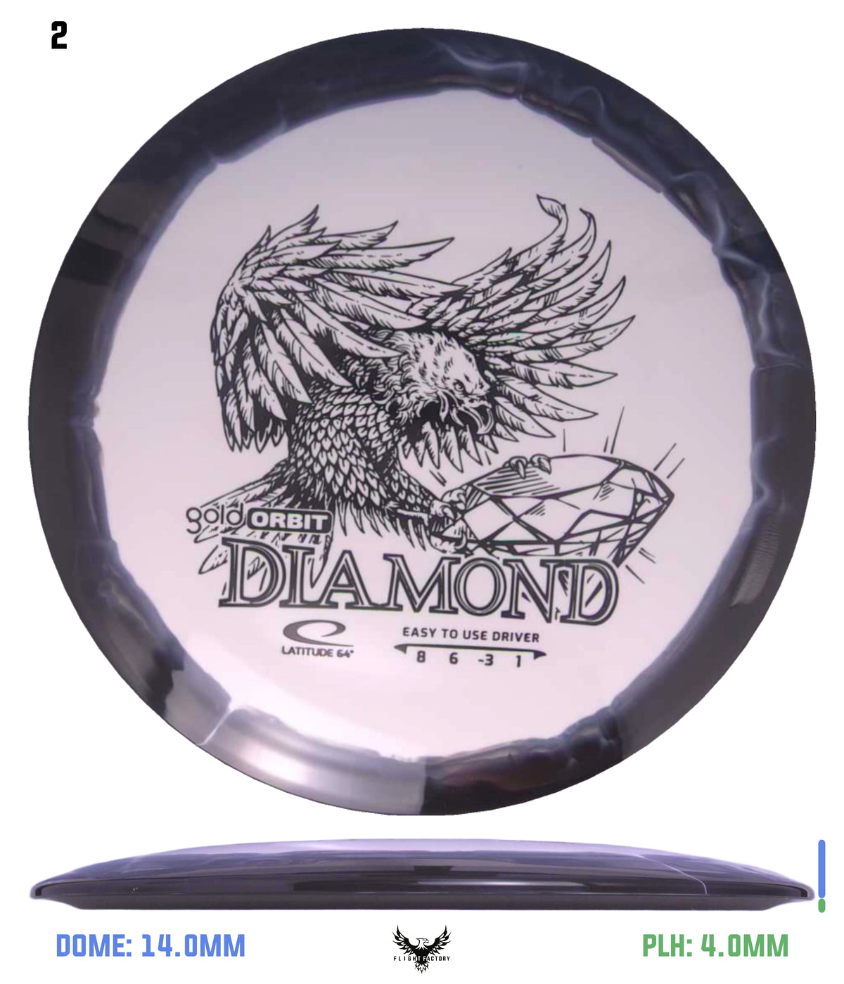 Latitude 64 Gold Orbit Diamond