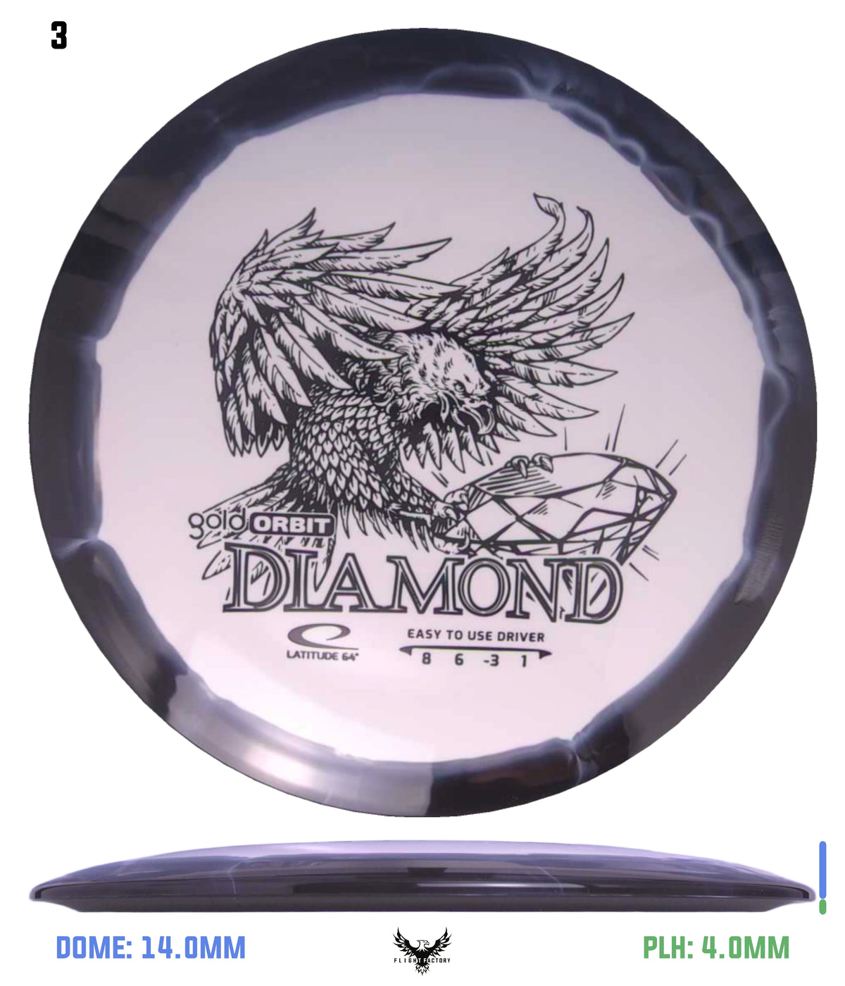 Latitude 64 Gold Orbit Diamond