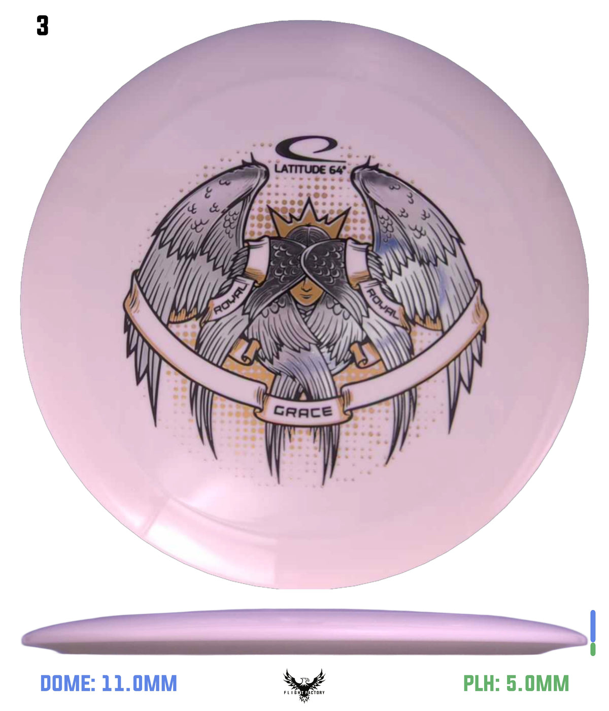 Latitude 64 Royal Grand Grace - Angel Triple Stamp