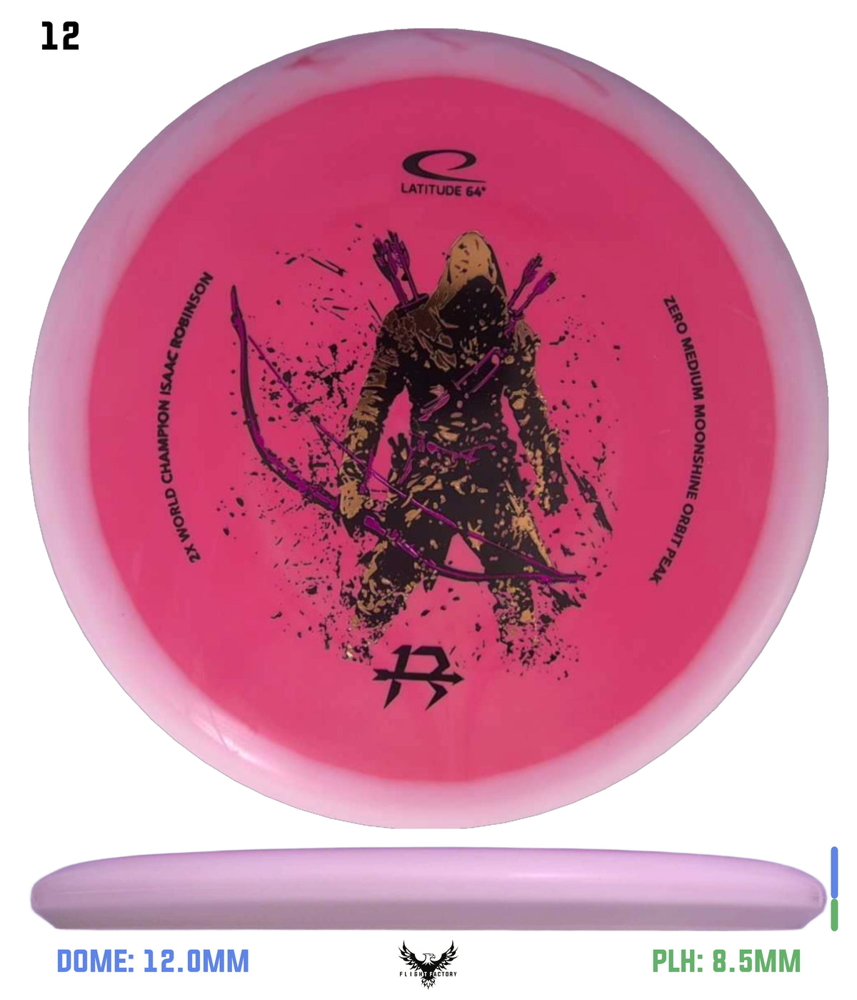 Latitude 64 Zero Medium Moonshine Orbit Peak - Isaac Robinson 2026 Team Series