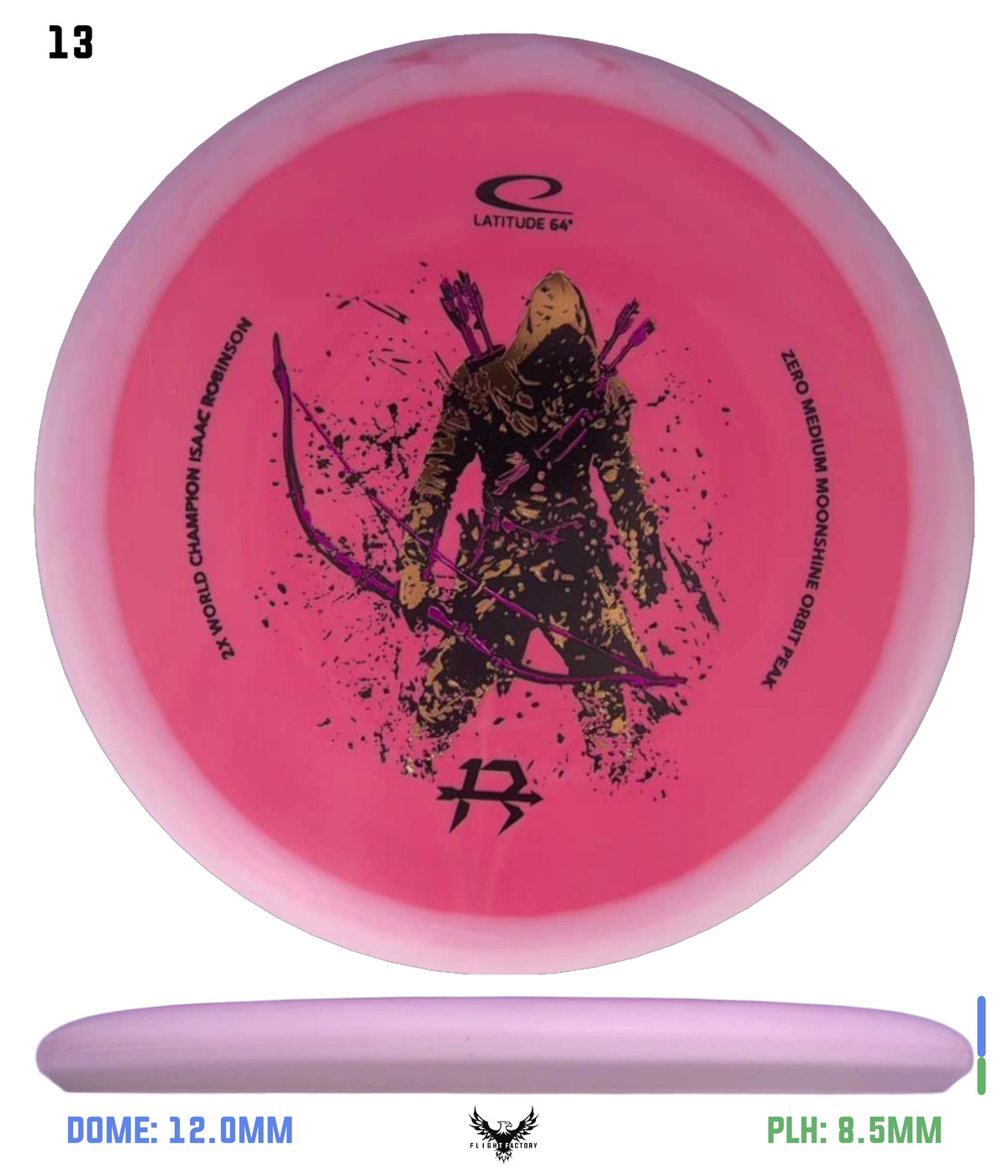 Latitude 64 Zero Medium Moonshine Orbit Peak - Isaac Robinson 2026 Team Series