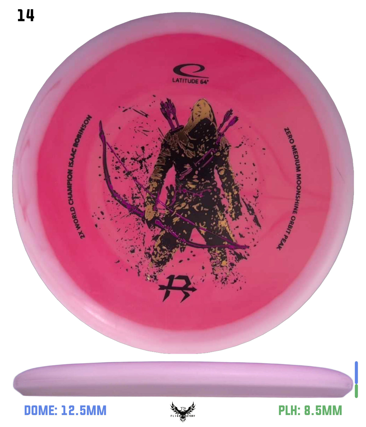 Latitude 64 Zero Medium Moonshine Orbit Peak - Isaac Robinson 2026 Team Series
