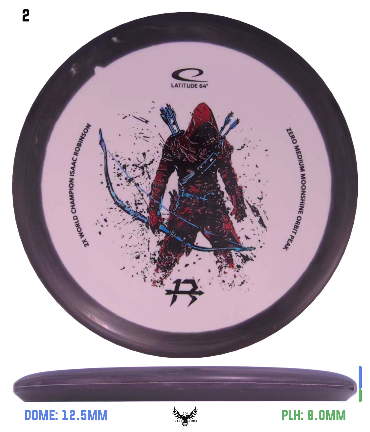 Latitude 64 Zero Medium Moonshine Orbit Peak - Isaac Robinson 2026 Team Series