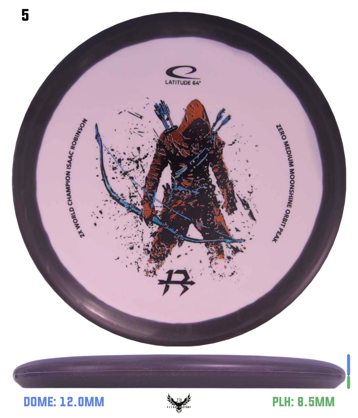 Latitude 64 Zero Medium Moonshine Orbit Peak - Isaac Robinson 2026 Team Series