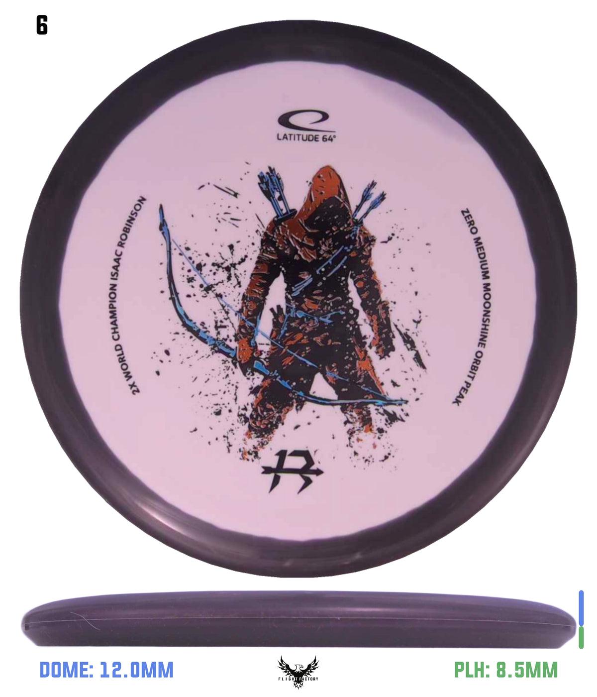 Latitude 64 Zero Medium Moonshine Orbit Peak - Isaac Robinson 2026 Team Series