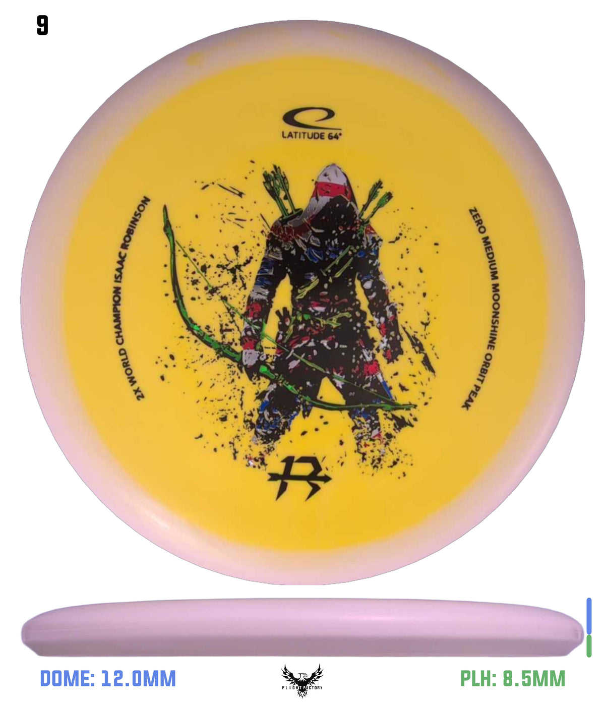 Latitude 64 Zero Medium Moonshine Orbit Peak - Isaac Robinson 2026 Team Series