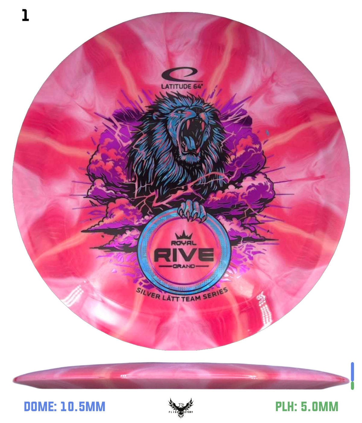 Latitude 64 Grand Burst Rive - Silver Lätt Team Series