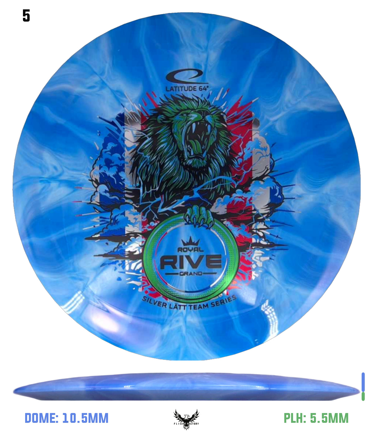 Latitude 64 Grand Burst Rive - Silver Lätt Team Series