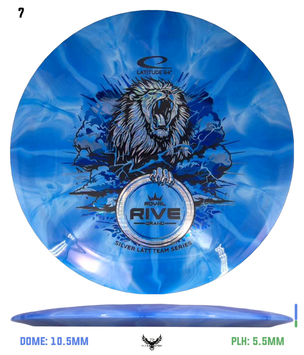 Latitude 64 Grand Burst Rive - Silver Lätt Team Series