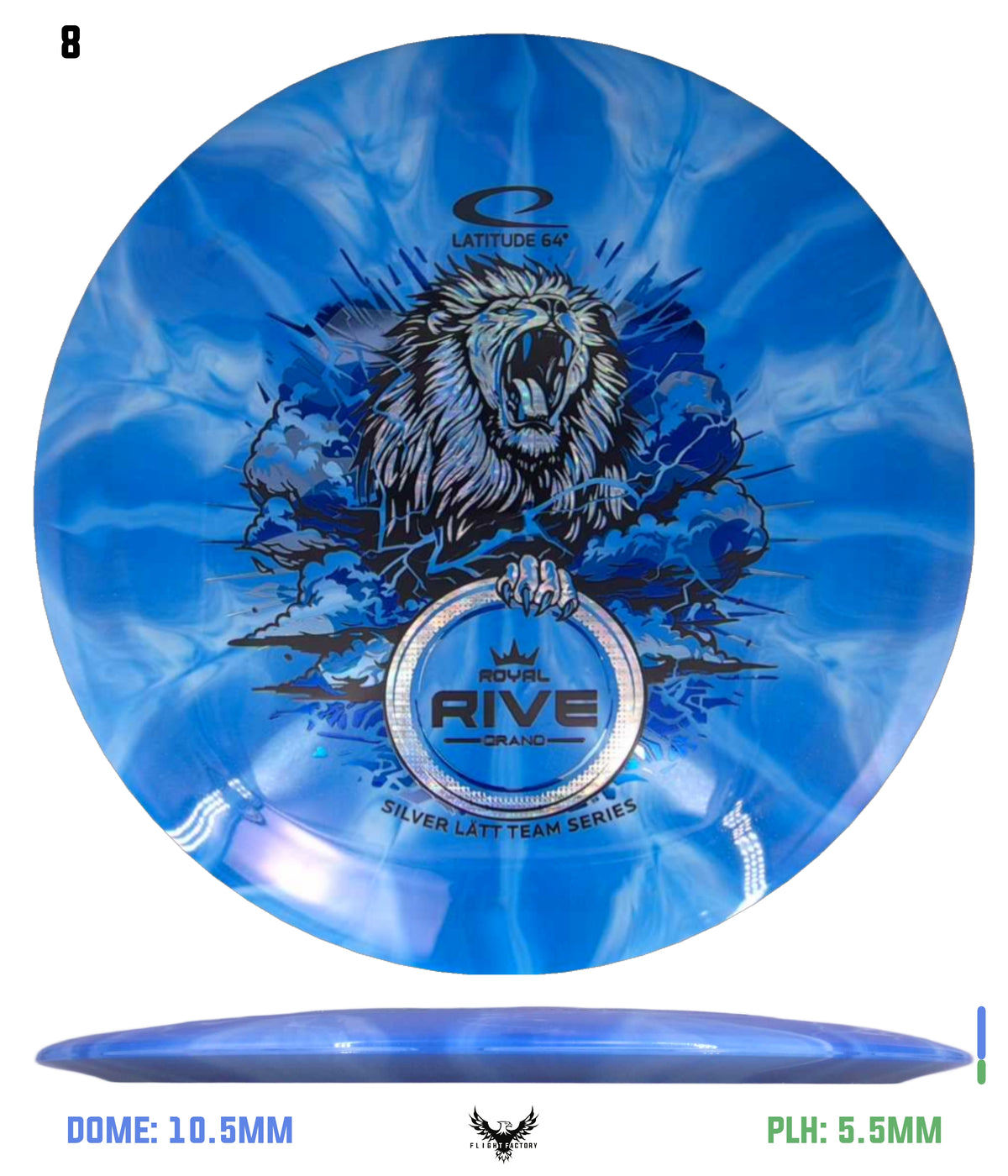 Latitude 64 Grand Burst Rive - Silver Lätt Team Series