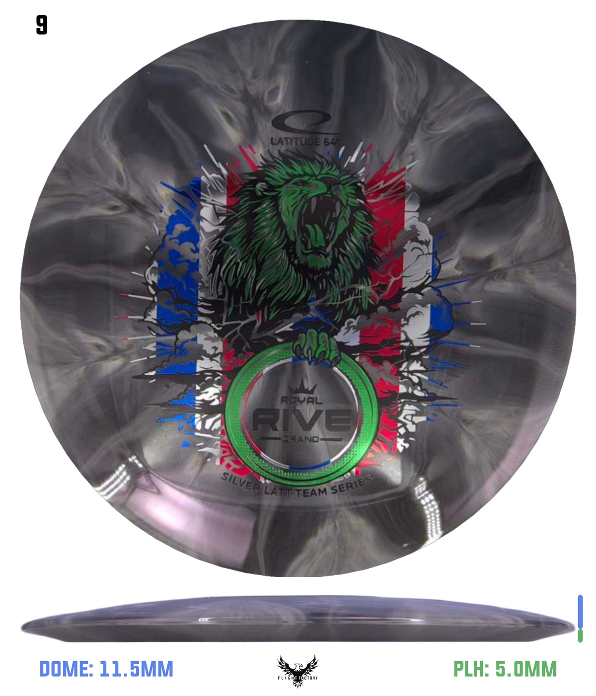 Latitude 64 Grand Burst Rive - Silver Lätt Team Series