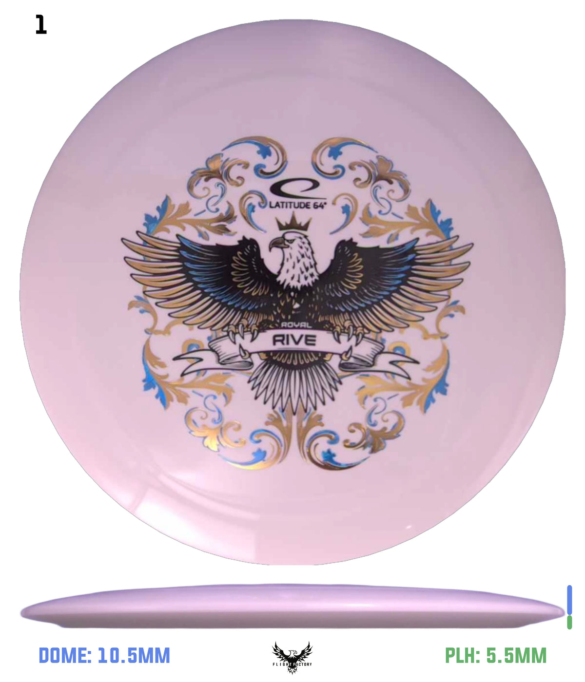 Latitude 64 Royal Grand Rive - Eagle Triple Stamp