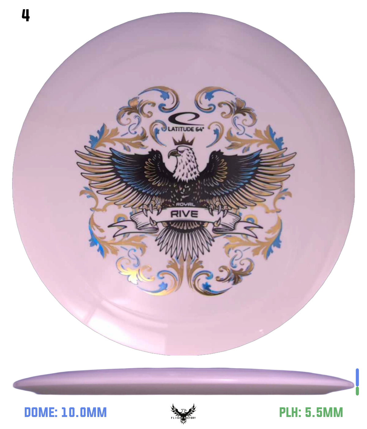Latitude 64 Royal Grand Rive - Eagle Triple Stamp