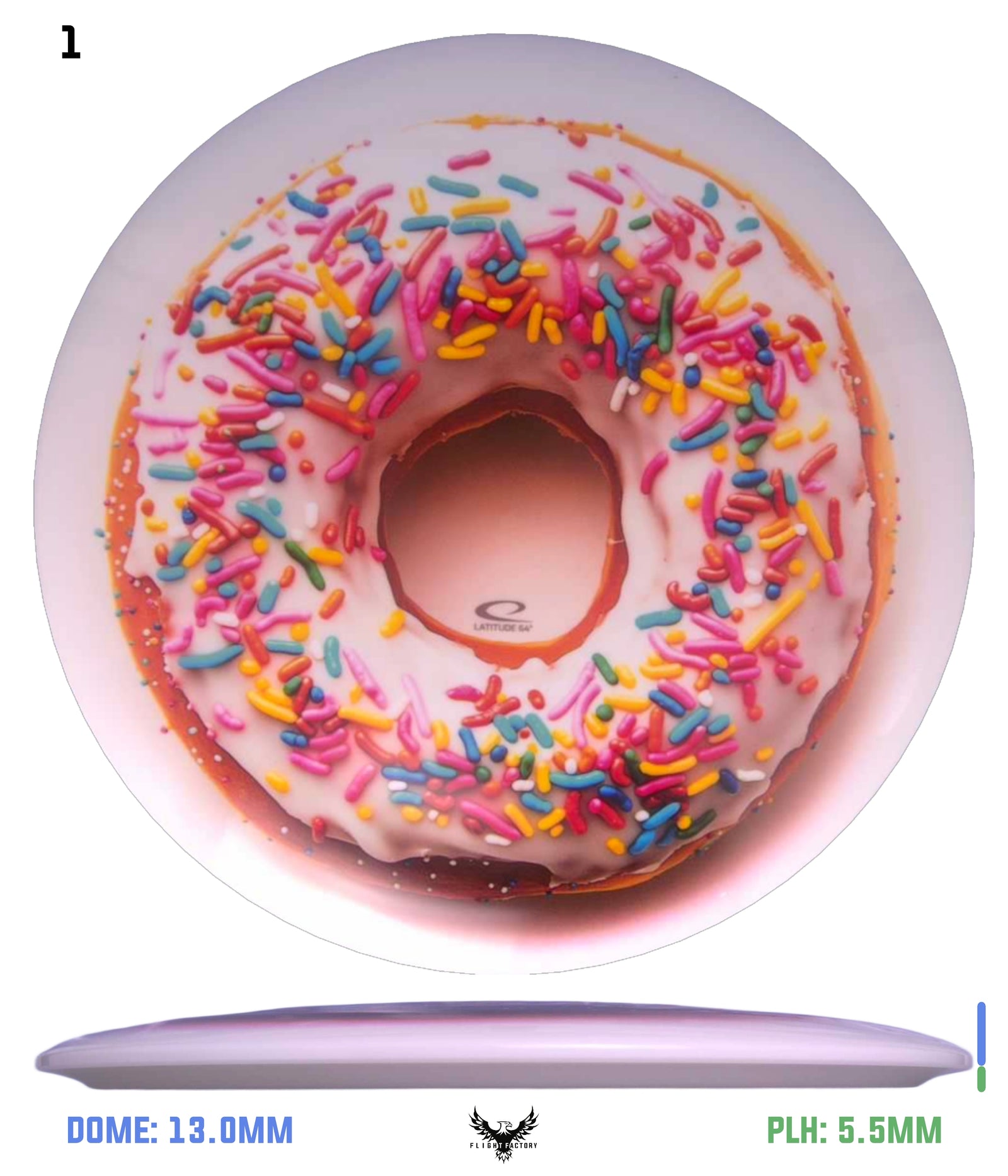 Latitude 64 Dyemax Gold River - Doughnut with the Sprinkles